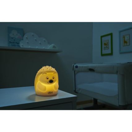 Chicco - Lampe de nuit pour enfants SWEET LIGHTS hérisson