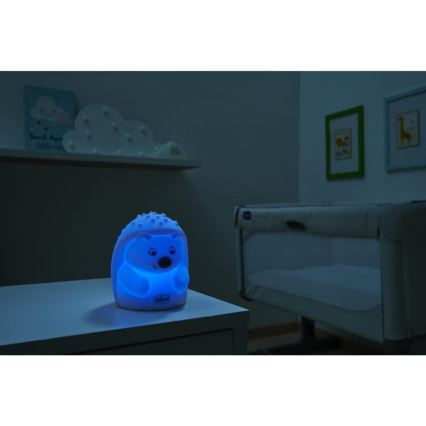 Chicco - Lampe de nuit pour enfants SWEET LIGHTS hérisson