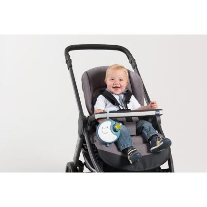 Chicco - Mobile pour lit de bébé avec mélodie 3in1 NEXT2DREAMS 3xAA bleu