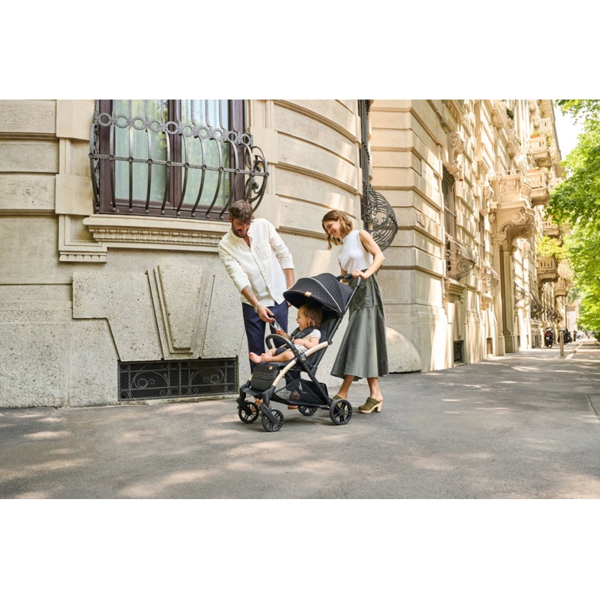 Chicco - Poussette GOODY XPLUS Black Re_Lux Eco+ + draisienne ALL AROUND