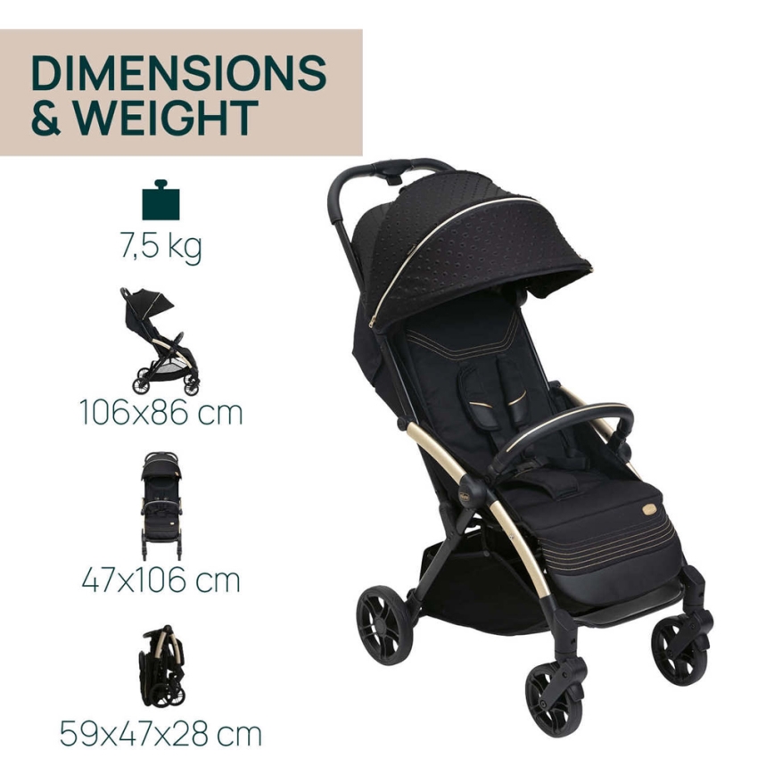 Chicco - Poussette GOODY XPLUS Black Re_Lux Eco+ + draisienne ALL AROUND