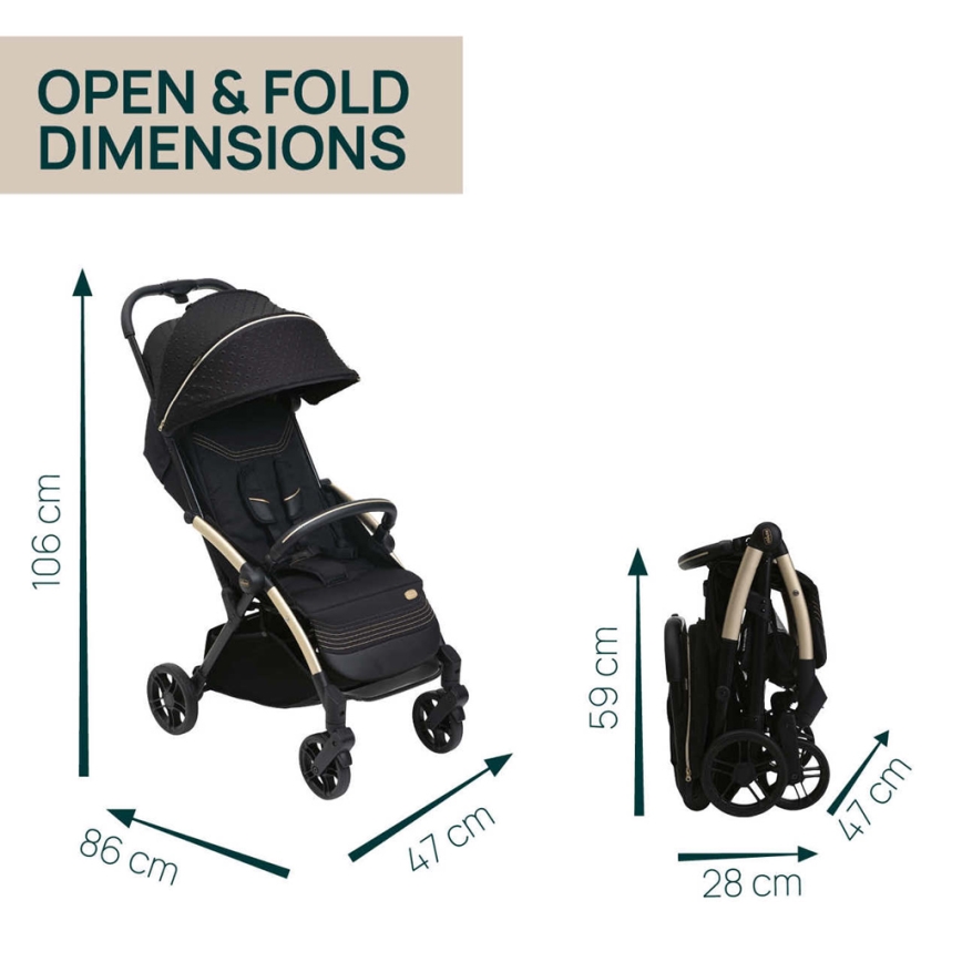 Chicco - Poussette GOODY XPLUS Black Re_Lux Eco+ + draisienne ALL AROUND