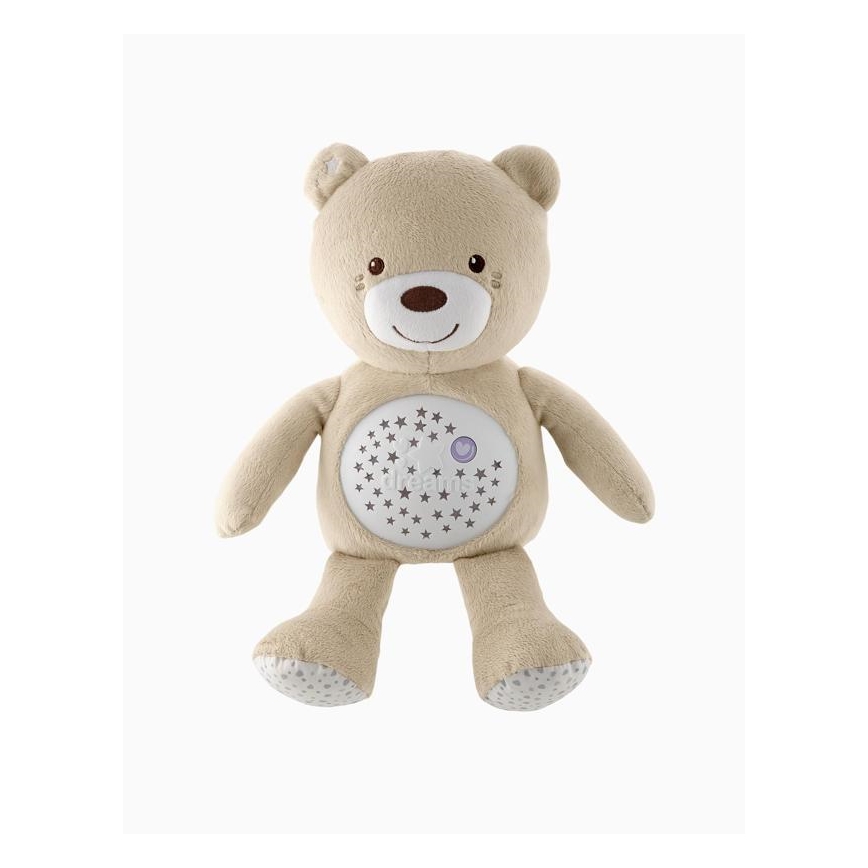 Chicco - Projecteur avec mélodie BABY BEAR 3xAAA beige