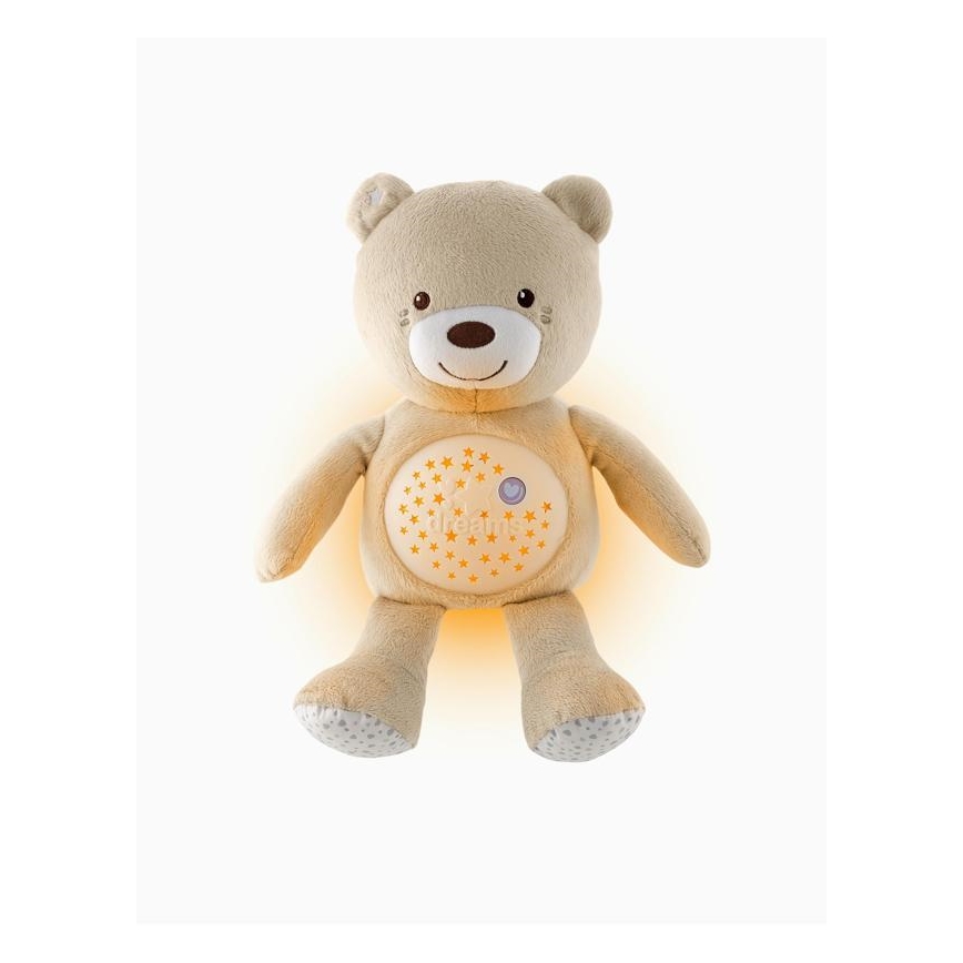 Chicco - Projecteur avec mélodie BABY BEAR 3xAAA beige