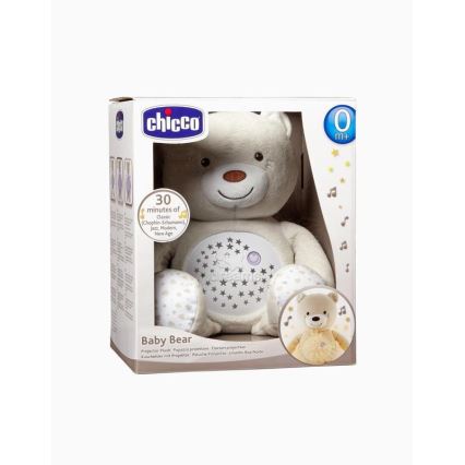 Chicco - Projecteur avec mélodie BABY BEAR 3xAAA beige