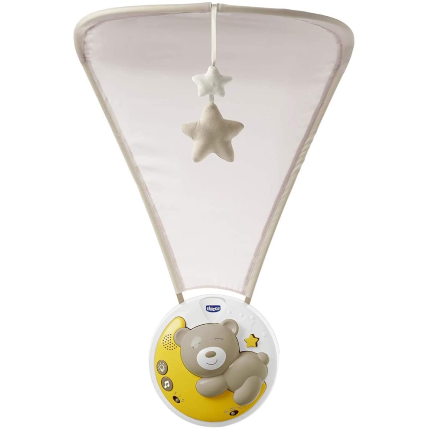 Chicco - Projecteur de berceau avec mélodie 3en1 NEXT2MOON 3xAA gris
