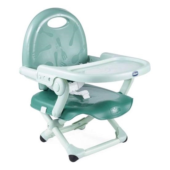 Chicco - Siège rehausseur portable pour enfants POCKET SNACK turquoise