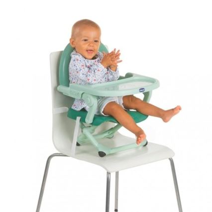 Chicco - Siège rehausseur portable pour enfants POCKET SNACK turquoise