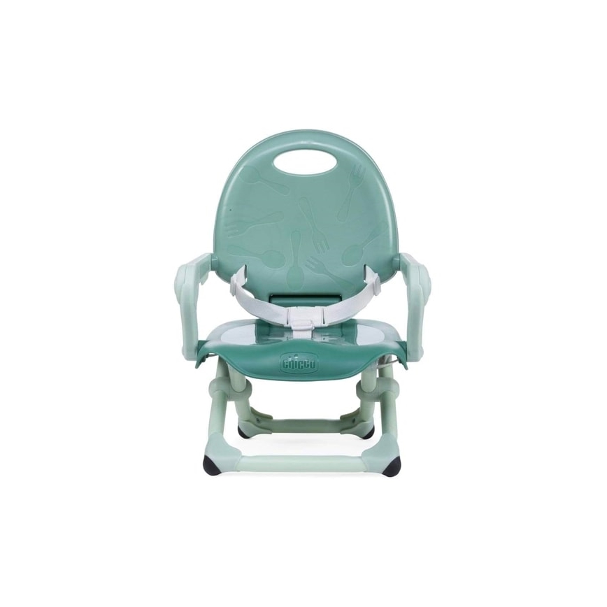 Chicco - Siège rehausseur portable pour enfants POCKET SNACK turquoise
