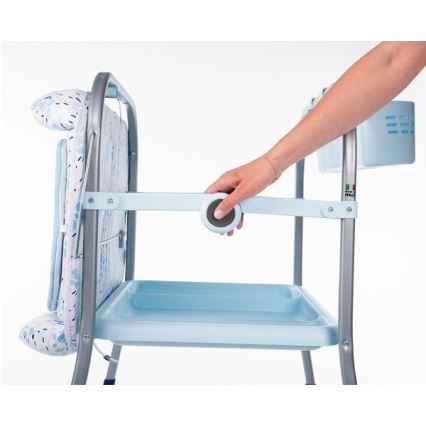 Chicco - Table à langer avec baignoire CUDDLE&BUBBLE bleu