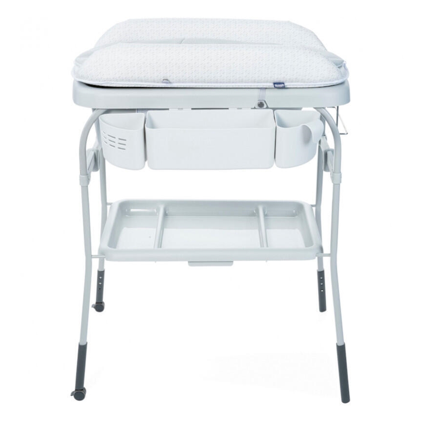 Chicco - Table à langer avec baignoire CUDDLE&BUBBLE gris
