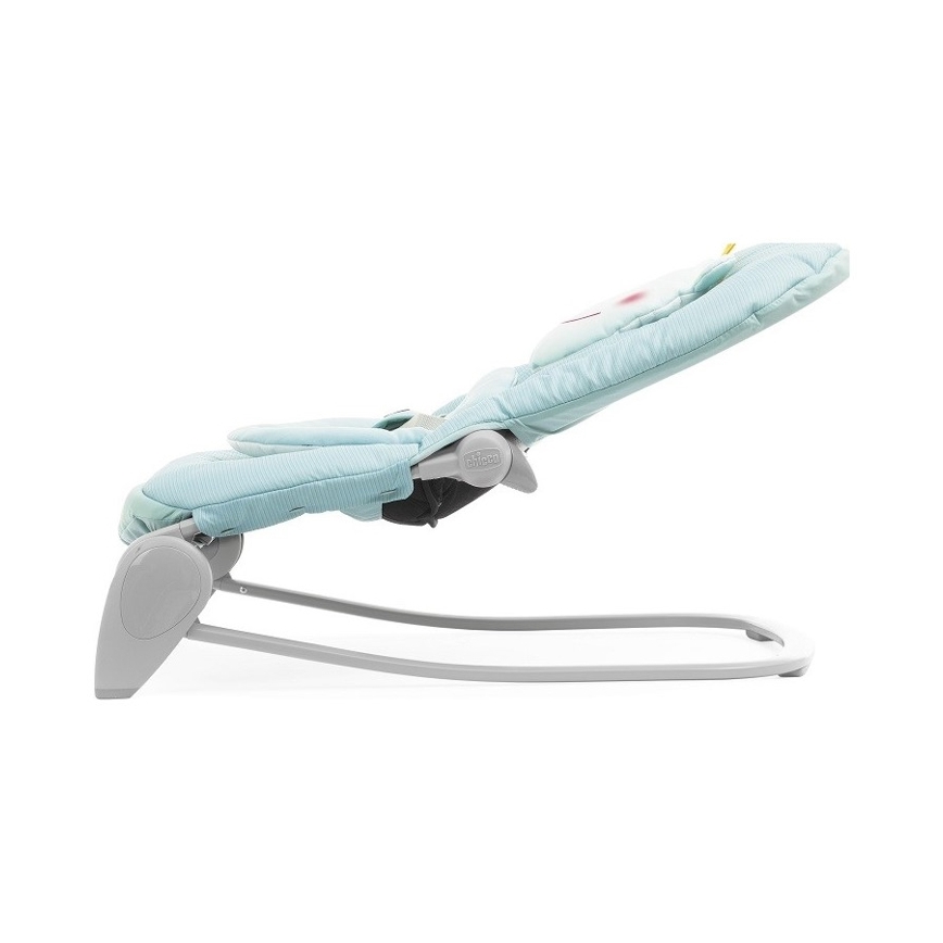 Chicco - Transat bébé vibrant avec mélodie BALLOON Froggy 2xAA + 1xLR20 bleu