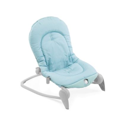 Chicco - Transat bébé vibrant avec mélodie BALLOON Froggy 2xAA + 1xLR20 bleu