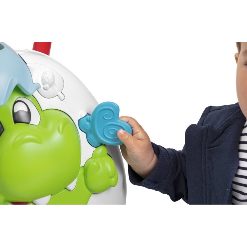 Chicco - Trotteur avec activités et zvukem 2en1 DINO 2xAA