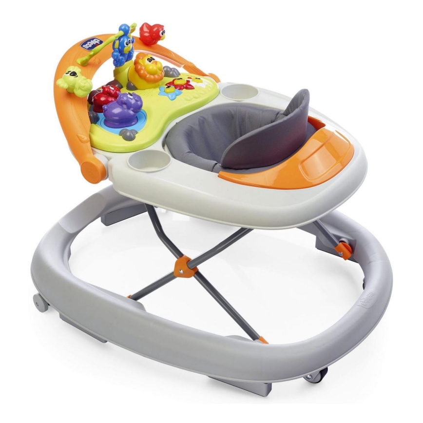 Chicco - Trotteur pour bébé WALKY TALKY 2xAA gris