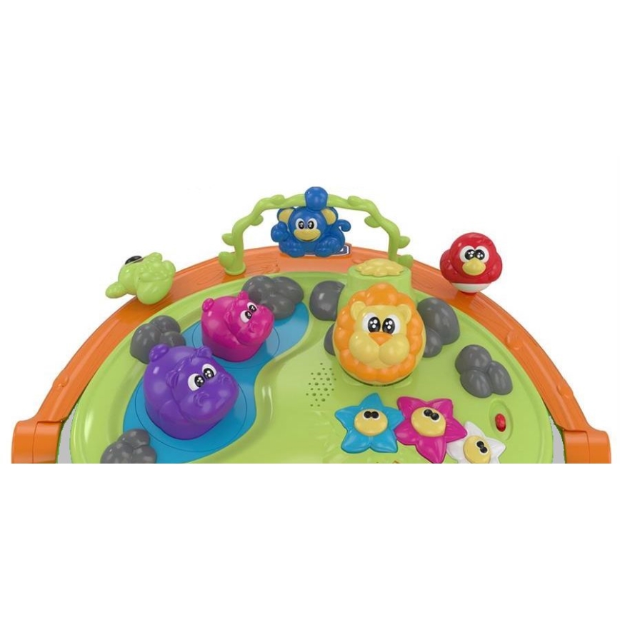 Chicco - Trotteur pour bébé WALKY TALKY 2xAA gris