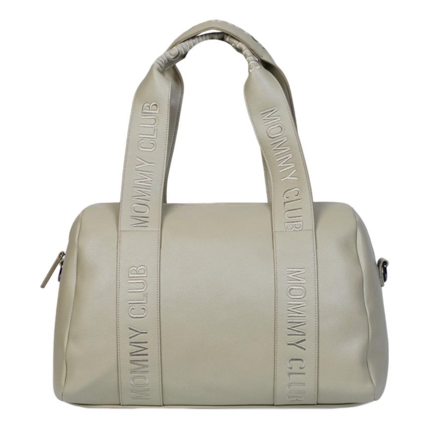 Childhome - Sac à langer MOMMY CLUB LEATHER beige