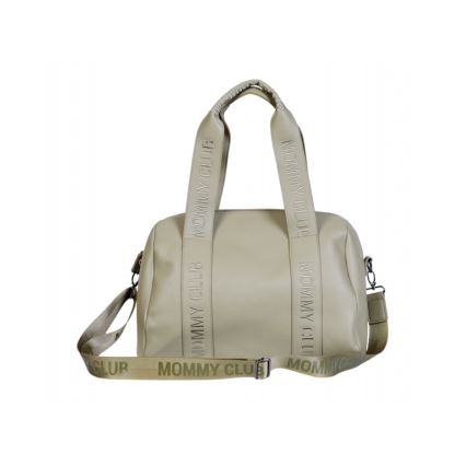 Childhome - Sac à langer MOMMY CLUB LEATHER beige