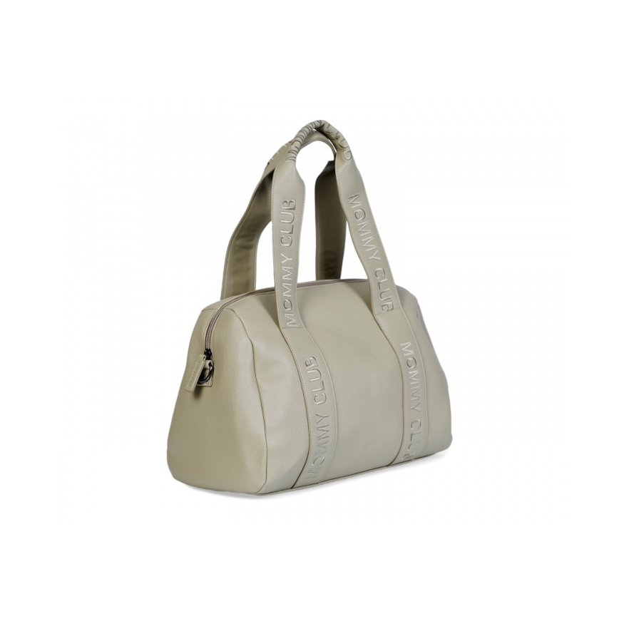 Childhome - Sac à langer MOMMY CLUB LEATHER beige