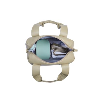Childhome - Sac à langer MOMMY CLUB LEATHER beige