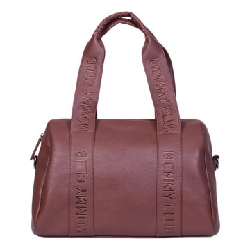 Childhome - Sac à langer MOMMY CLUB LEATHER marron