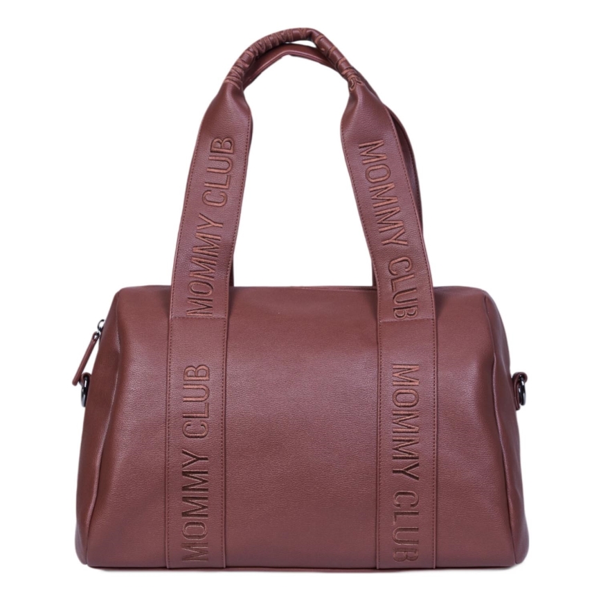 Childhome - Sac à langer MOMMY CLUB LEATHER marron