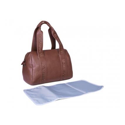 Childhome - Sac à langer MOMMY CLUB LEATHER marron