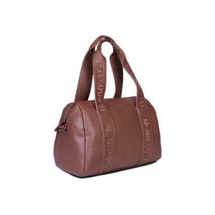 Childhome - Sac à langer MOMMY CLUB LEATHER marron
