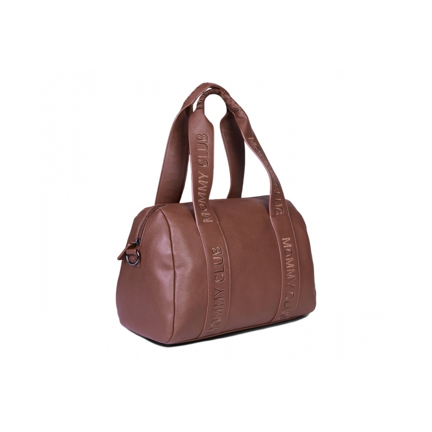 Childhome - Sac à langer MOMMY CLUB LEATHER marron