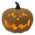 Citrouille en céramique HALLOWEEN LED/3xLR44/blanc chaud