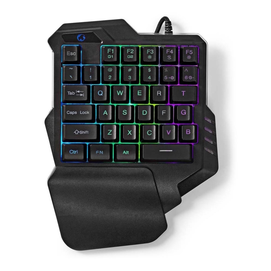 Clavier gaming à une main LED RGB 5V