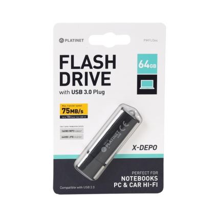 Clé USB 3.0 64GB noire