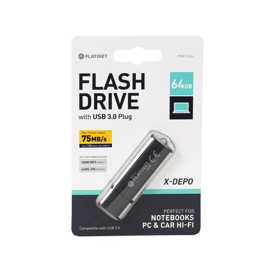 Clé USB 3.0 64GB noire