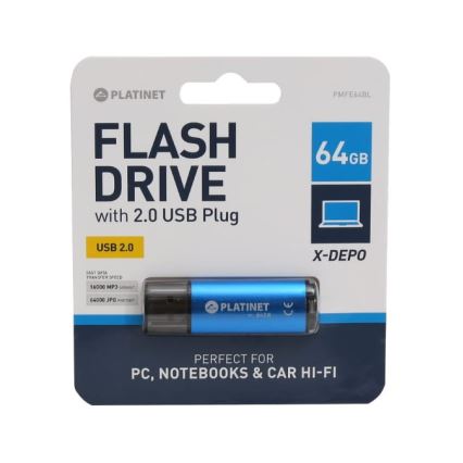 Clé USB 64GB bleue