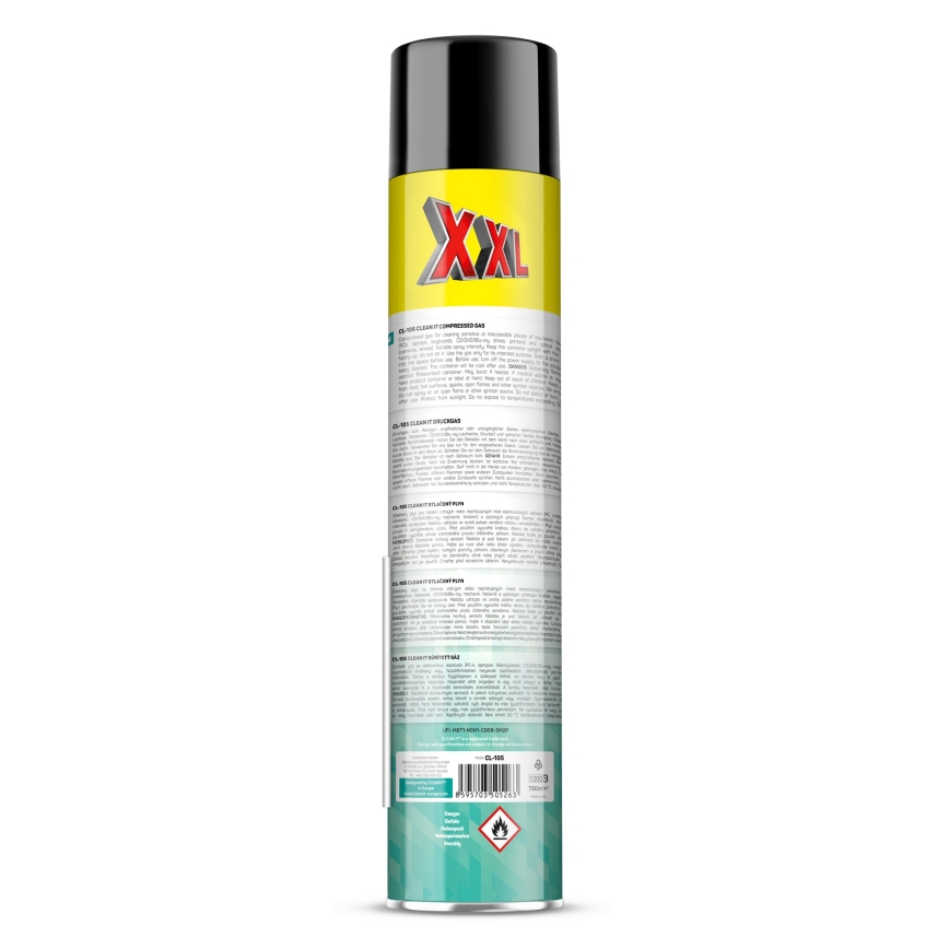 CLEAN IT CL-105 - Air comprimé pour le nettoyage d'appareils électroniques 750 mm