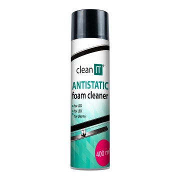 CLEAN IT CL-172 - Mousse antistatique de nettoyage d'écran 400 mm