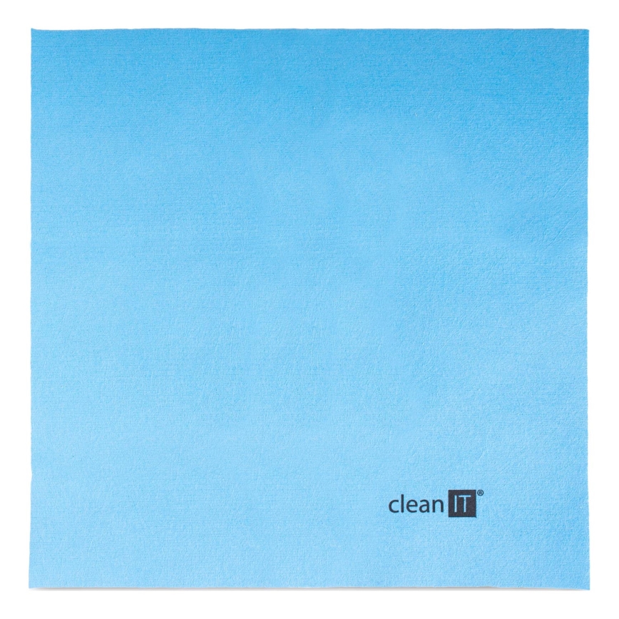 CLEAN IT CL-710 - Chiffon de nettoyage en microfibre 19x19 cm bleu