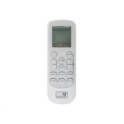 Climatiseur 12K V1 3,65 kW Wi-Fi Tuya blanc + télécommande