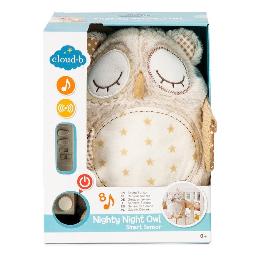 Cloud B - Doudou avec mélodie 2xAA hibou