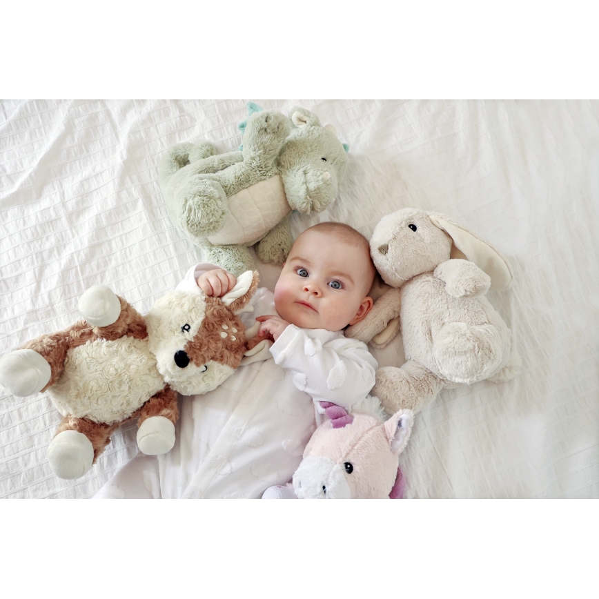 Cloud B - Doudou dragon avec mélodie et lumière + USB