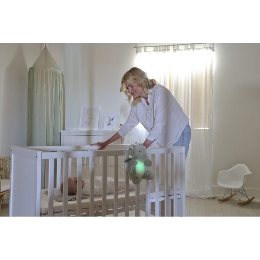 Cloud B - Doudou dragon avec mélodie et lumière + USB