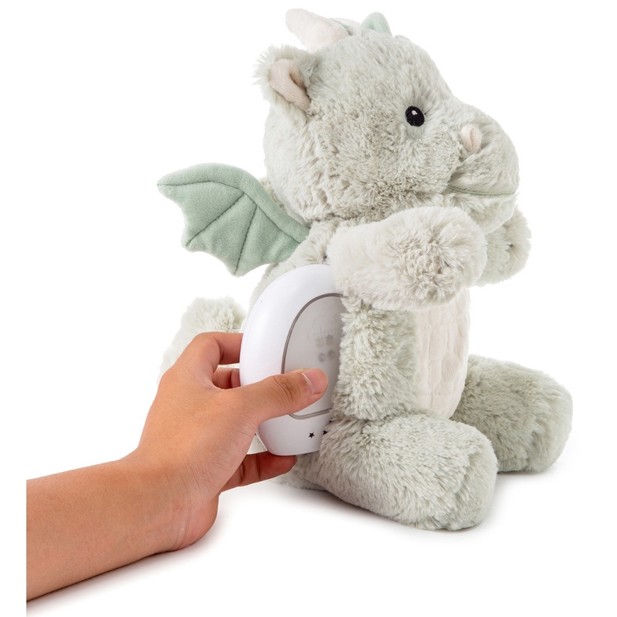 Cloud B - Doudou dragon avec mélodie et lumière + USB