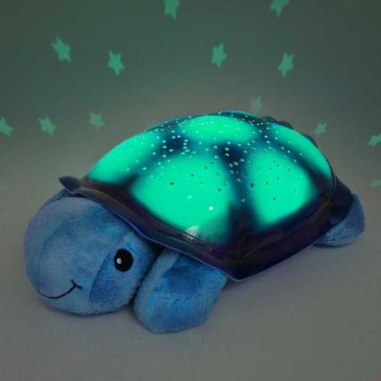 Cloud B - Veilleuse enfant avec un projecteur 3xAA tortue bleu