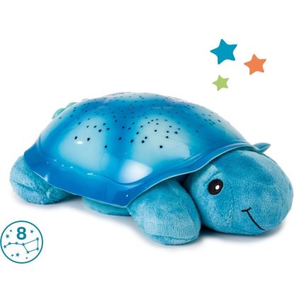 Cloud B - Veilleuse enfant avec un projecteur 3xAA tortue bleu