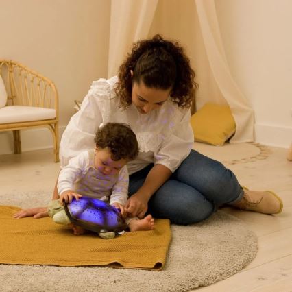 Cloud B - Veilleuse enfant avec un projecteur 3xAA tortue vert