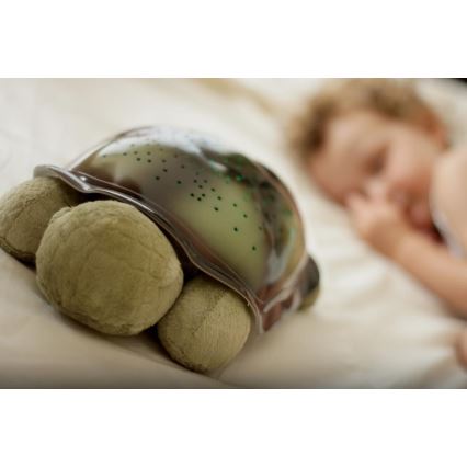 Cloud B - Veilleuse enfant avec un projecteur 3xAA tortue vert