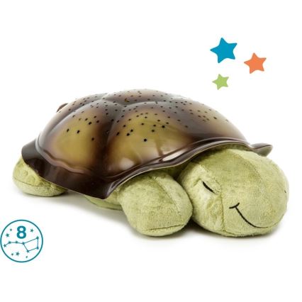 Cloud B - Veilleuse enfant avec un projecteur 3xAA tortue vert