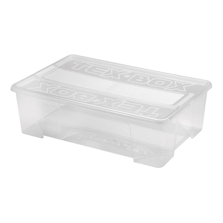 Coffre de rangement TEX BOX 28 l transparent