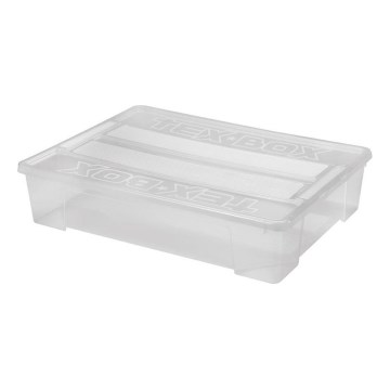 Coffre de rangement TEX BOX 60 l transparent