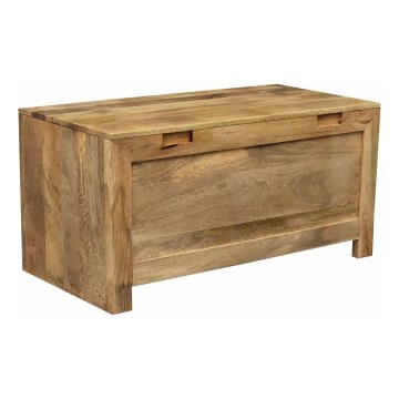 Coffre HINA 45x90 cm bois massif/manguier